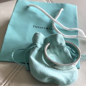 tiffany 1837 cuff in Sterling Silver